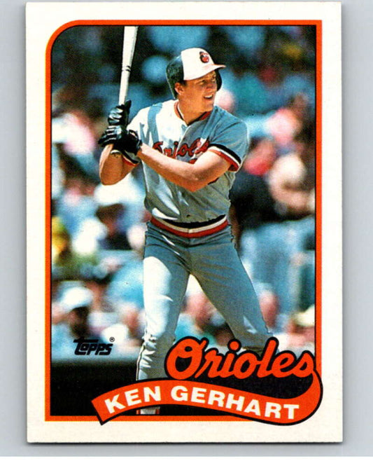 1989 Topps Baseball #598 Ken Gerhart  Baltimore Orioles  Image 1
