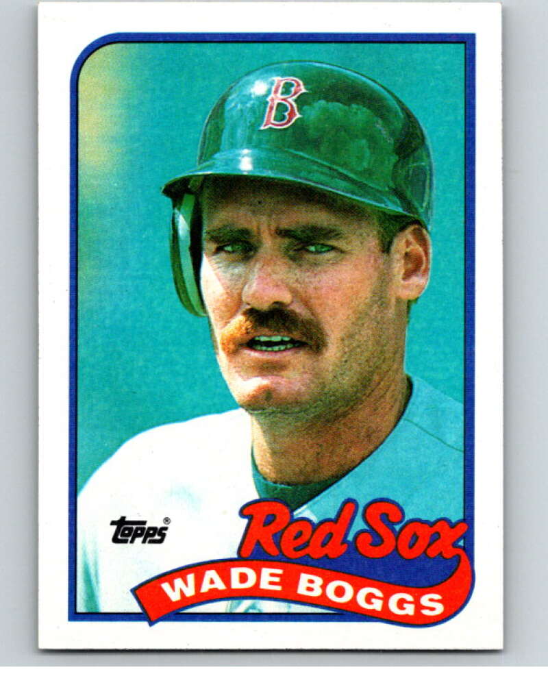 1989 Topps Baseball #600 Wade Boggs Boston Red Sox Image 1