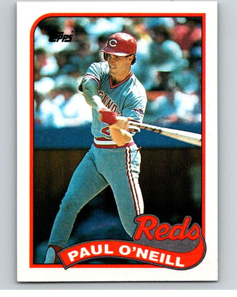 1989 Topps Baseball #604 Paul O'Neill Cincinnati Reds Image 1