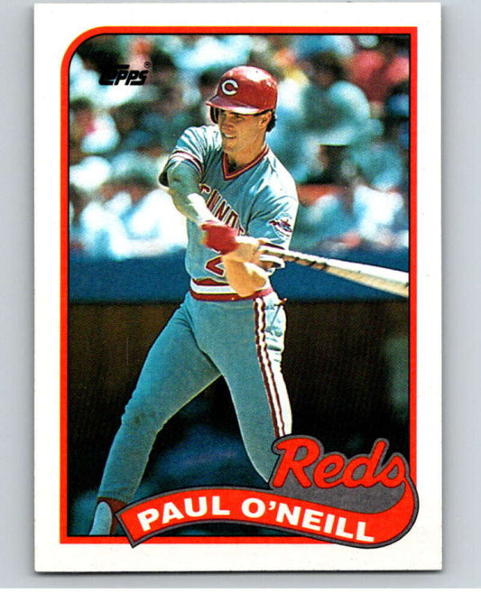 1989 Topps Baseball #604 Paul O'Neill  Cincinnati Reds  Image 1