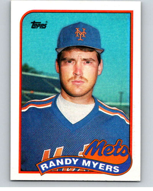 1989 Topps Baseball #610 Randy Myers  New York Mets  Image 1