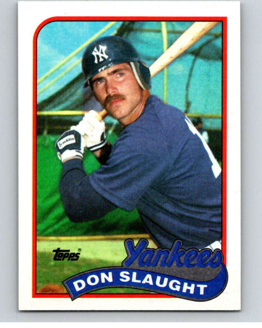 1989 Topps Baseball #611 Don Slaught  New York Yankees  Image 1