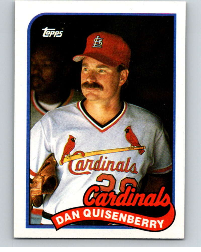 1989 Topps Baseball #612 Dan Quisenberry St. Louis Cardinals Image 1