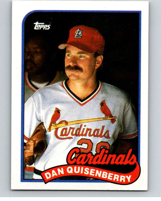 1989 Topps Baseball #612 Dan Quisenberry  St. Louis Cardinals  Image 1