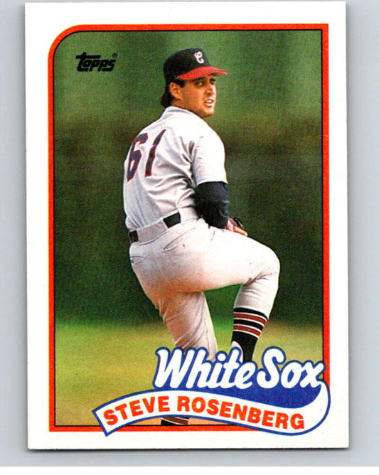 1989 Topps Baseball #616 Steve Rosenberg  Chicago White Sox  Image 1
