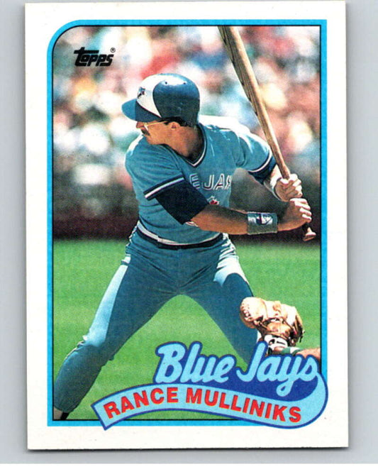 1989 Topps Baseball #618 Rance Mulliniks  Toronto Blue Jays  Image 1
