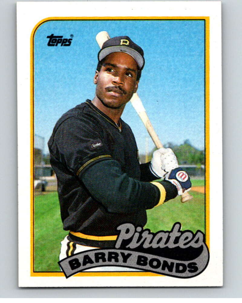 1989 Topps Baseball #620 Barry Bonds Pittsburgh Pirates Image 1