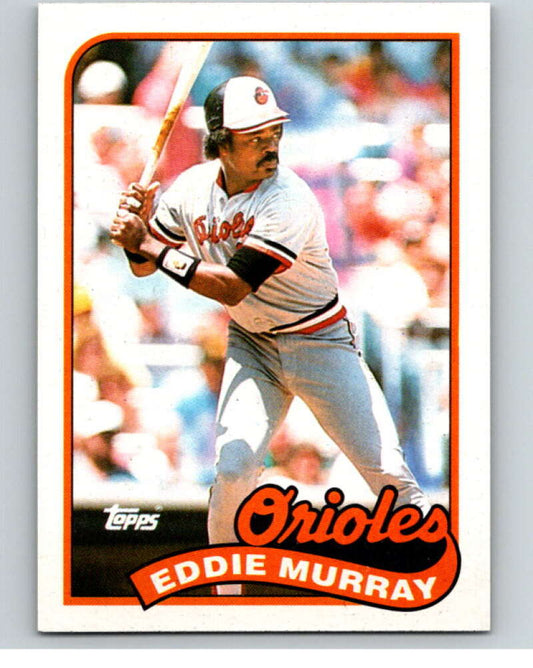 1989 Topps Baseball #625 Eddie Murray  Baltimore Orioles  Image 1