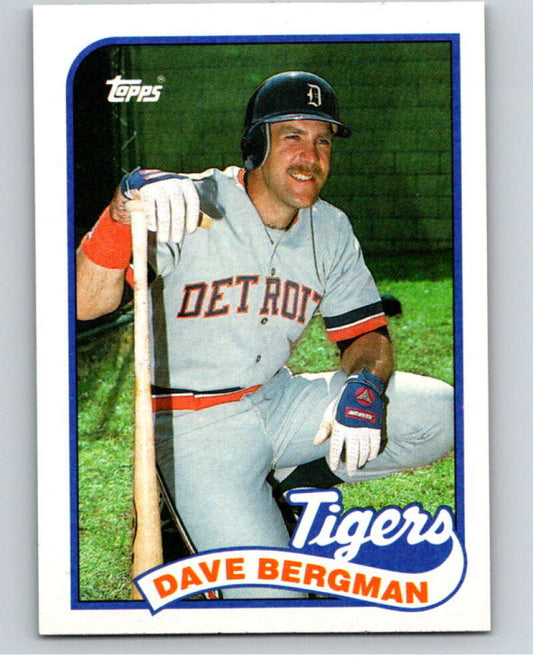 1989 Topps Baseball #631 Dave Bergman  Detroit Tigers  Image 1