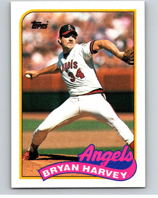 1989 Topps Baseball #632 Bryan Harvey  RC Rookie California Angels  Image 1