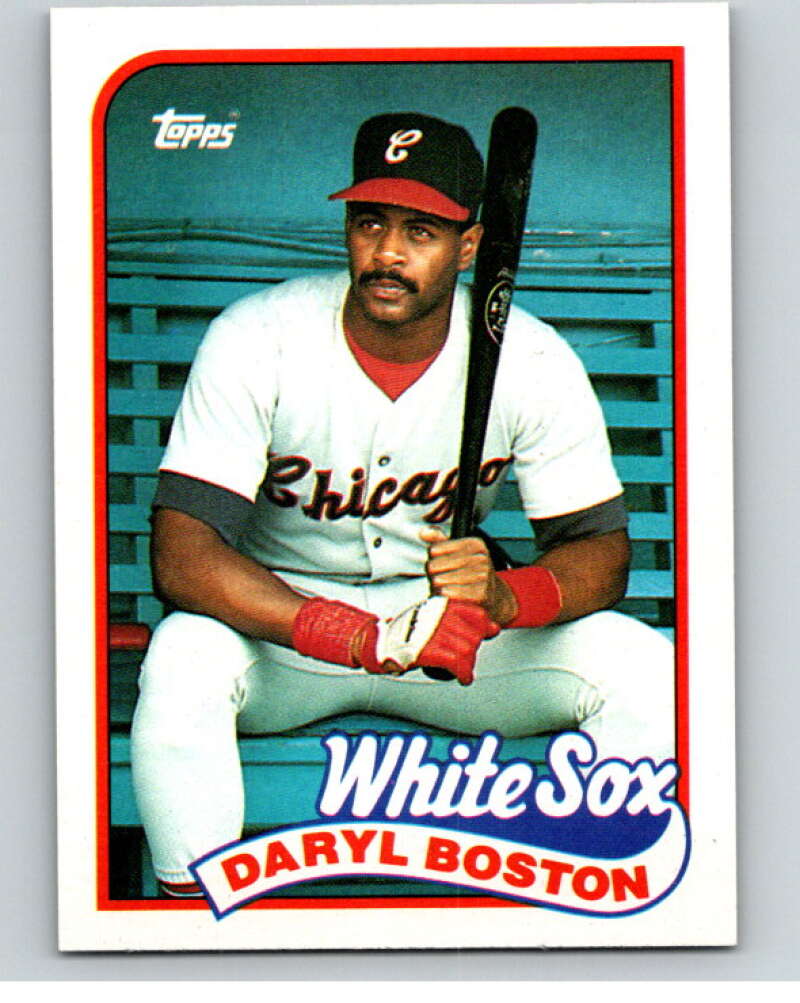 1989 Topps Baseball #633 Daryl Boston Chicago White Sox Image 1