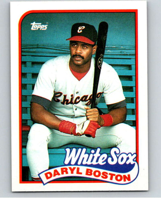 1989 Topps Baseball #633 Daryl Boston  Chicago White Sox  Image 1