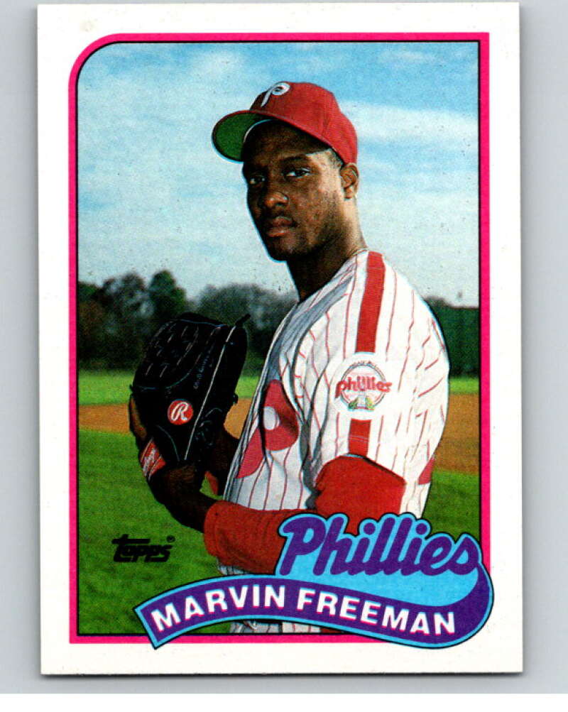 1989 Topps Baseball #634 Marvin Freeman Philadelphia Phillies Image 1
