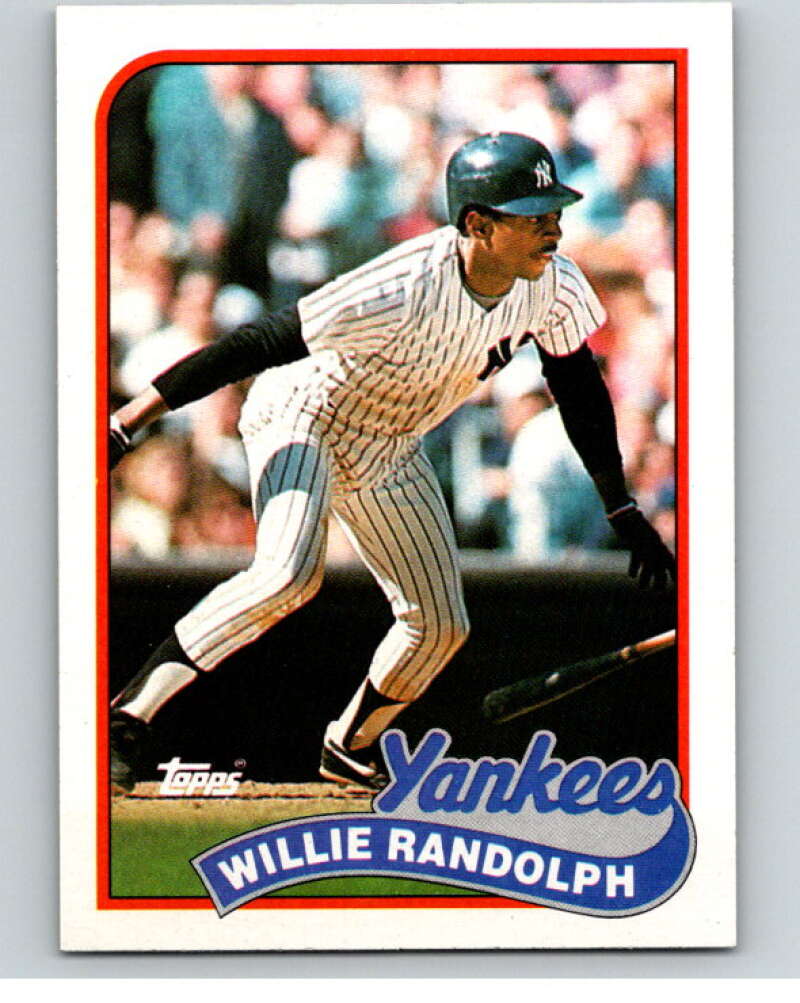 1989 Topps Baseball #635 Willie Randolph New York Yankees Image 1
