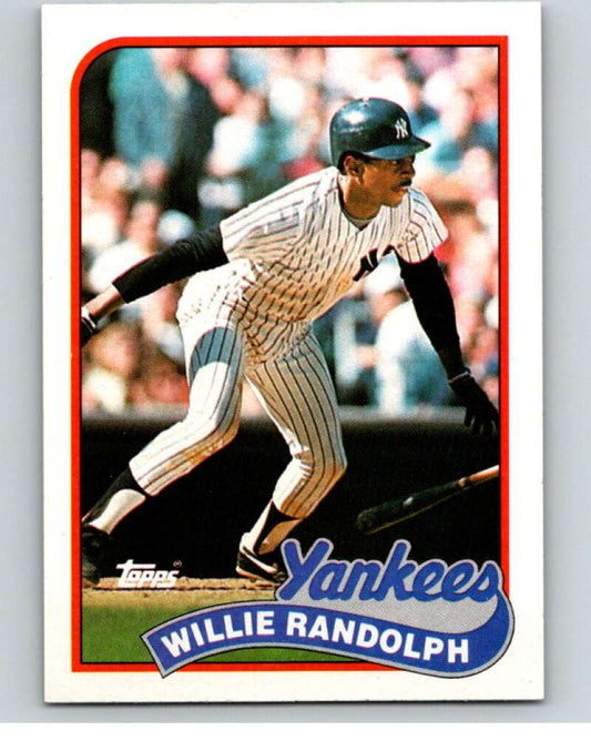 1989 Topps Baseball #635 Willie Randolph  New York Yankees  Image 1