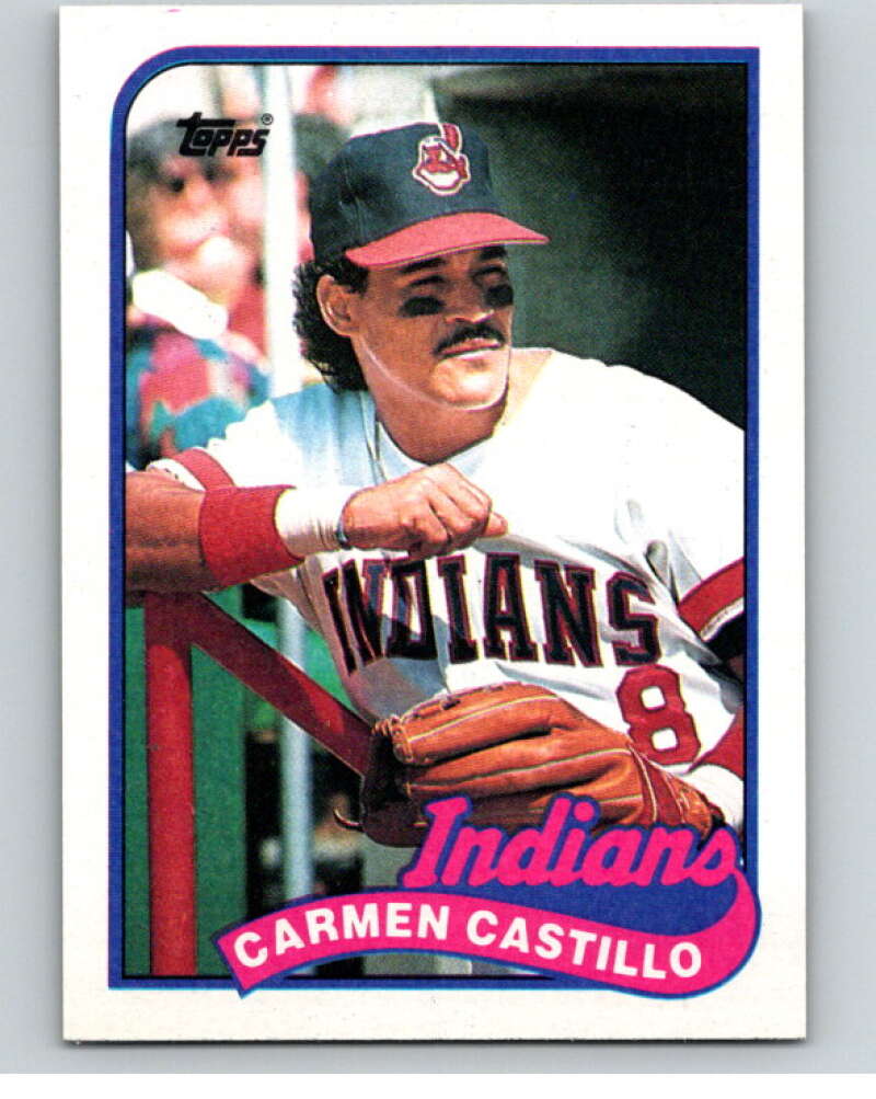 1989 Topps Baseball #637 Carmen Castillo Cleveland Indians Image 1