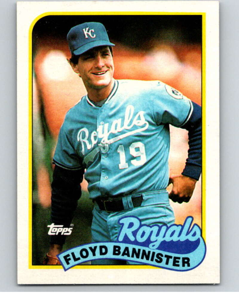 1989 Topps Baseball #638 Floyd Bannister Kansas City Royals Image 1