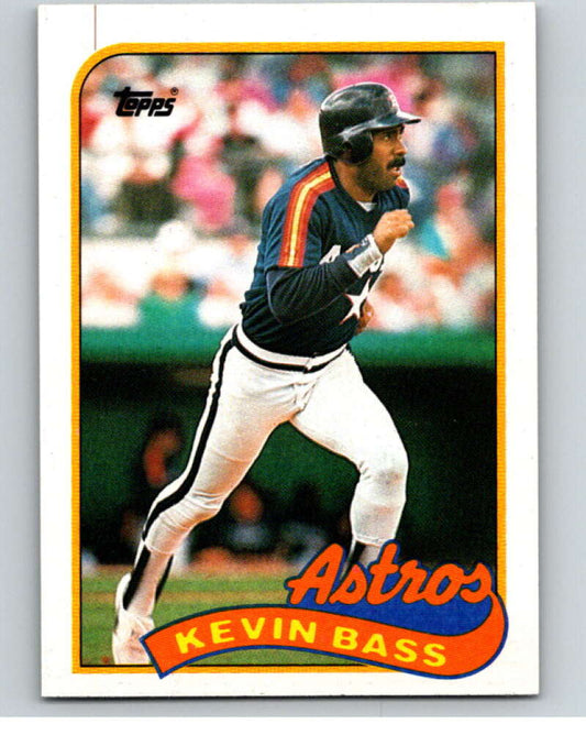 1989 Topps Baseball #646 Kevin Bass  Houston Astros  Image 1