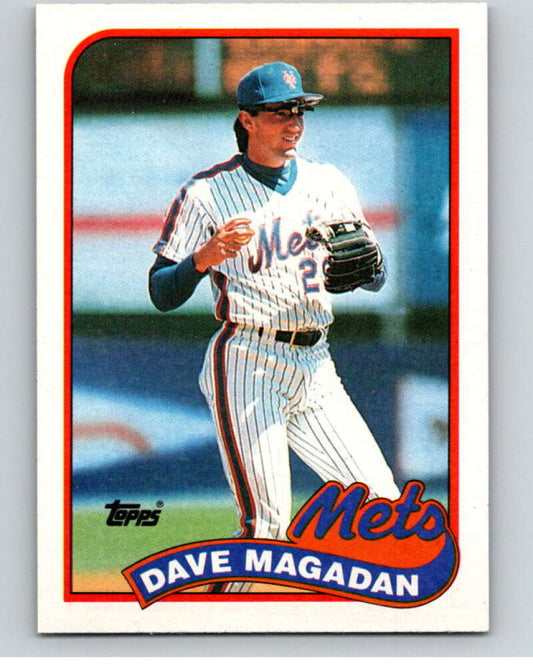 1989 Topps Baseball #655 Dave Magadan  New York Mets  Image 1