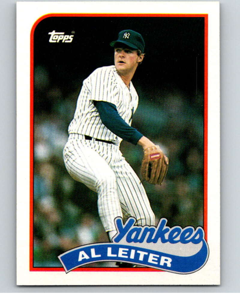 1989 Topps Baseball #659 Al Leiter New York Yankees Image 1