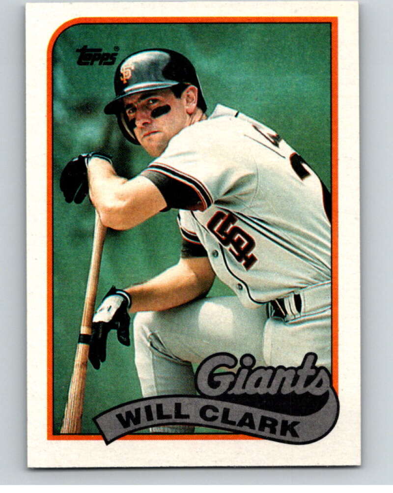 1989 Topps Baseball #660 Will Clark San Francisco Giants Image 1