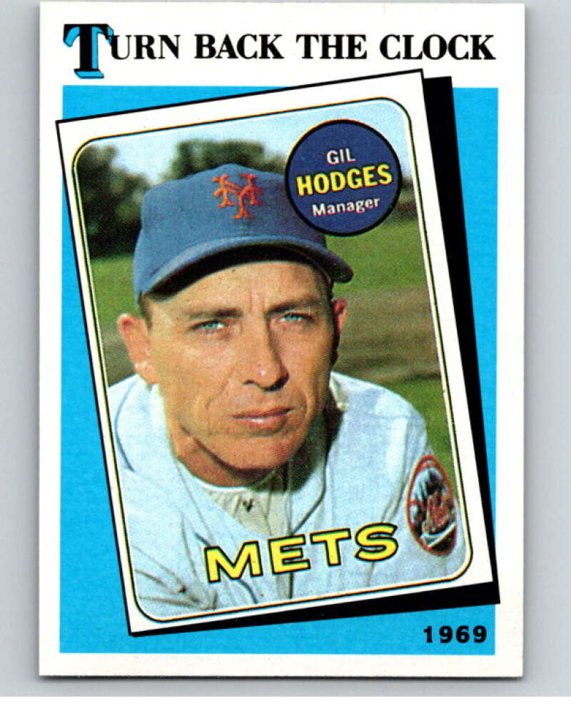 1989 Topps Baseball #664 Gil Hodges New York Mets Image 1