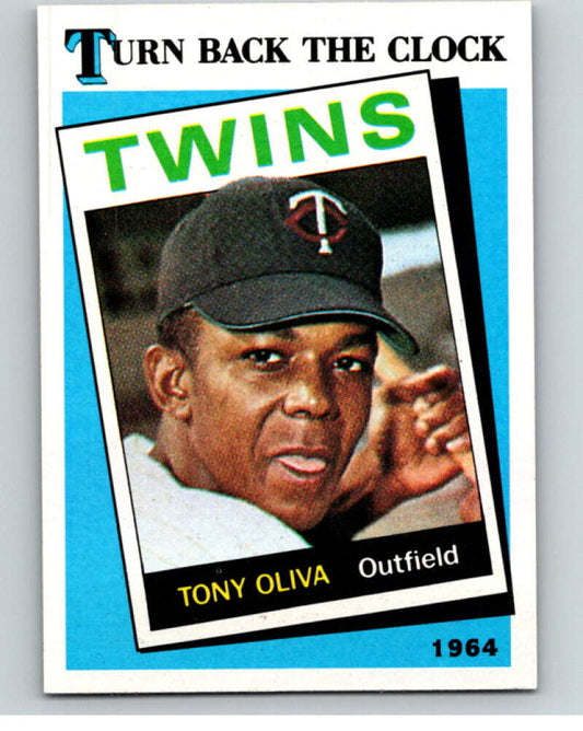1989 Topps Baseball #665 Tony Oliva ERR  Minnesota Twins  Image 1