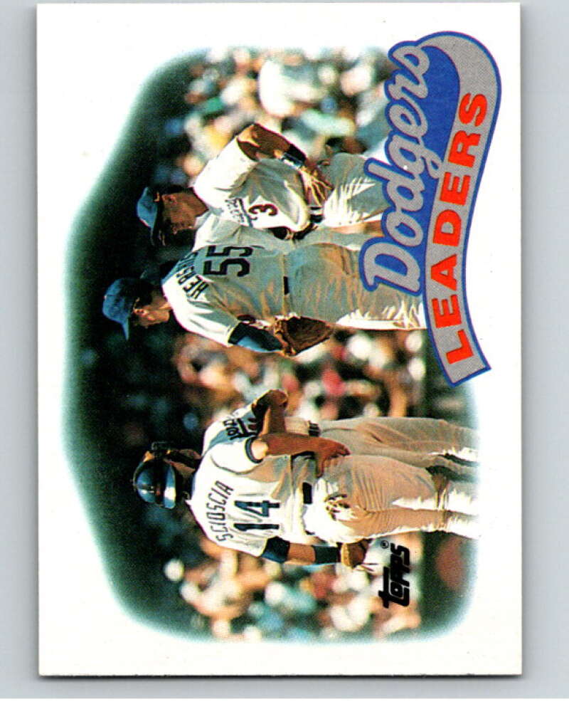 1989 Topps Baseball #669 Orel Hershiser Los Angeles TL Image 1