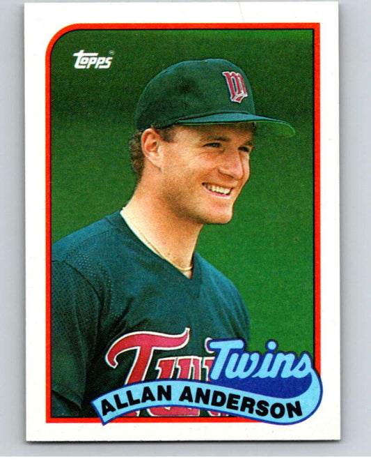1989 Topps Baseball #672 Allan Anderson  Minnesota Twins  Image 1