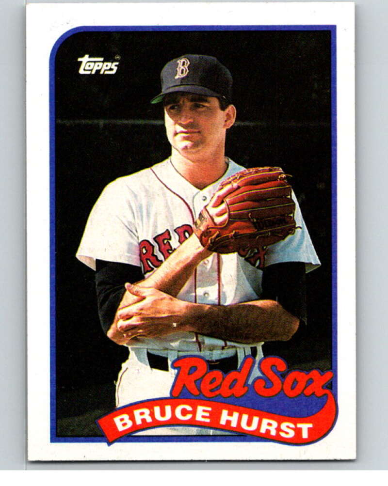 1989 Topps Baseball #675 Bruce Hurst Boston Red Sox Image 1