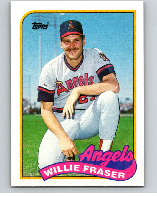 1989 Topps Baseball #679 Willie Fraser  California Angels  Image 1