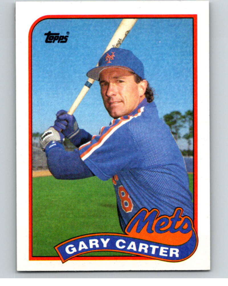 1989 Topps Baseball #680 Gary Carter New York Mets Image 1