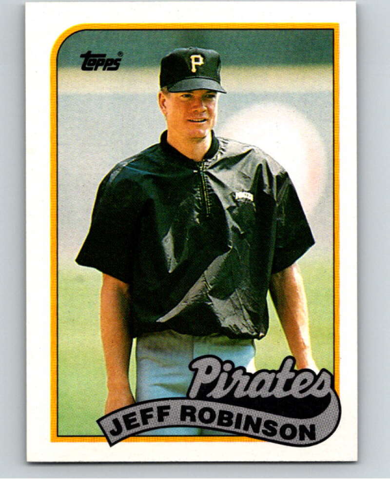 1989 Topps Baseball #681 Jeff Robinson Pittsburgh Pirates Image 1