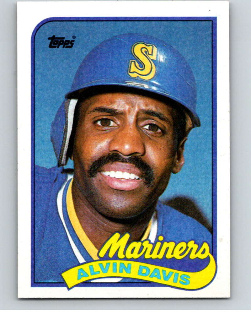 1989 Topps Baseball #687 Alvin Davis Seattle Mariners Image 1