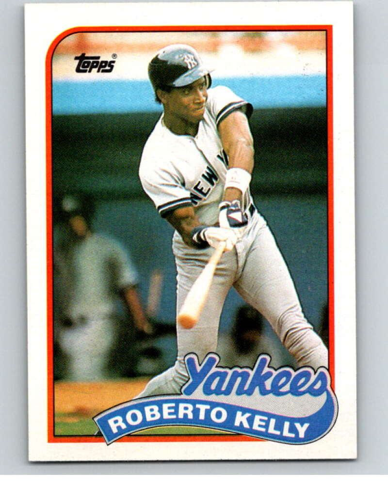 1989 Topps Baseball #691 Roberto Kelly UER New York Yankees Image 1