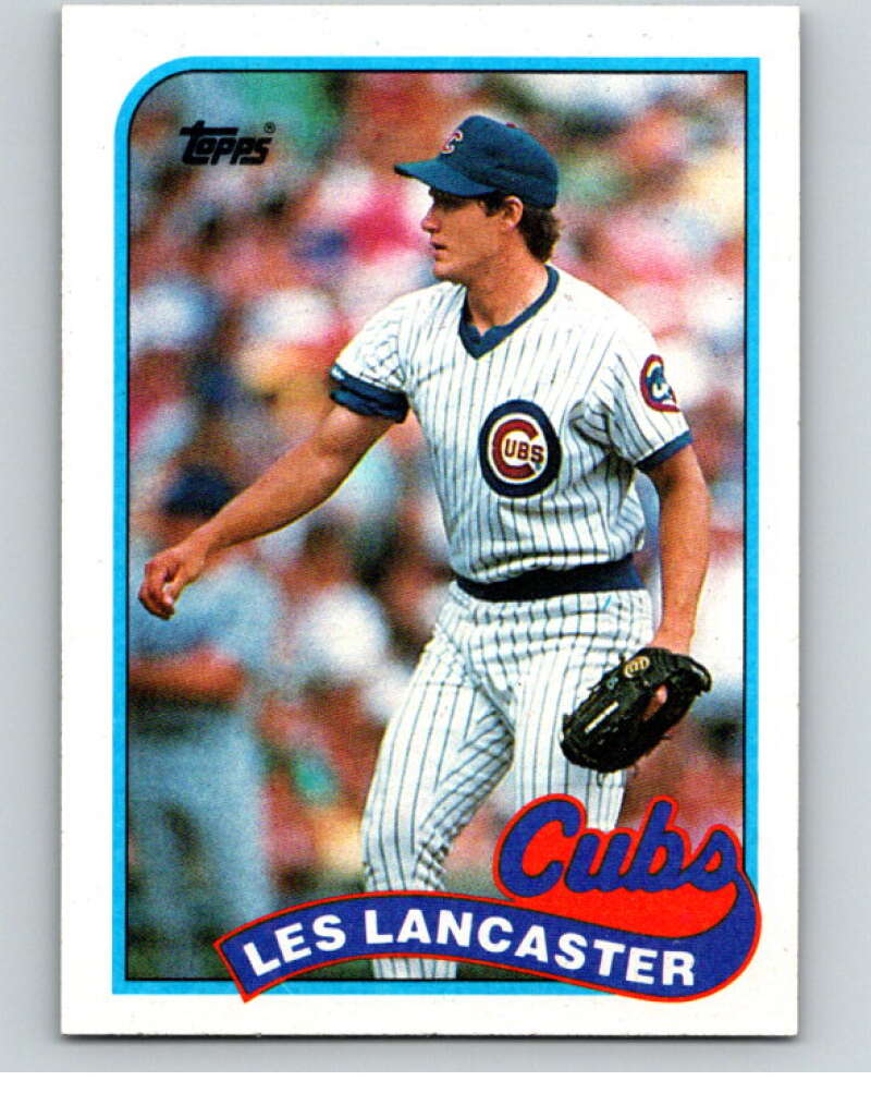 1989 Topps Baseball #694 Les Lancaster Chicago Cubs Image 1