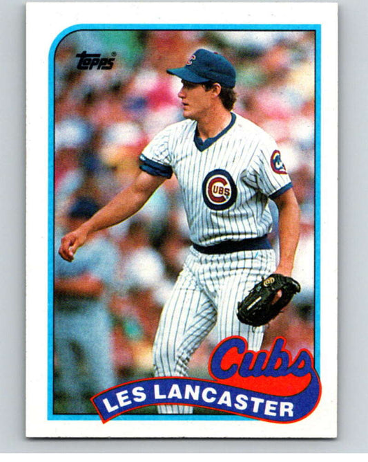 1989 Topps Baseball #694 Les Lancaster  Chicago Cubs  Image 1