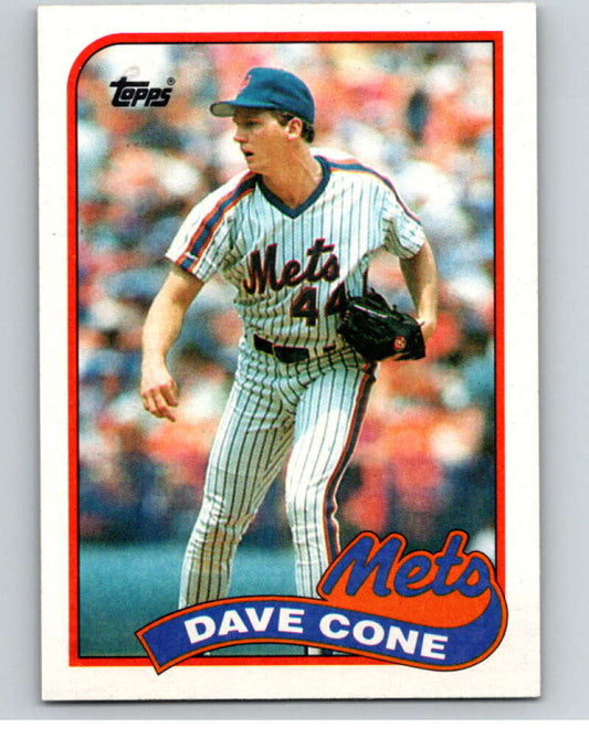 1989 Topps Baseball #710 David Cone  New York Mets  Image 1