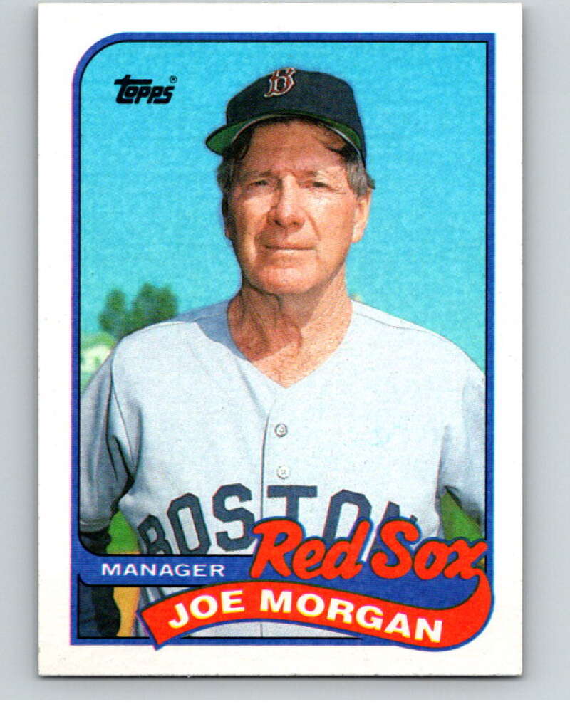 1989 Topps Baseball #714 Joe Morgan MG Boston Red Sox Image 1