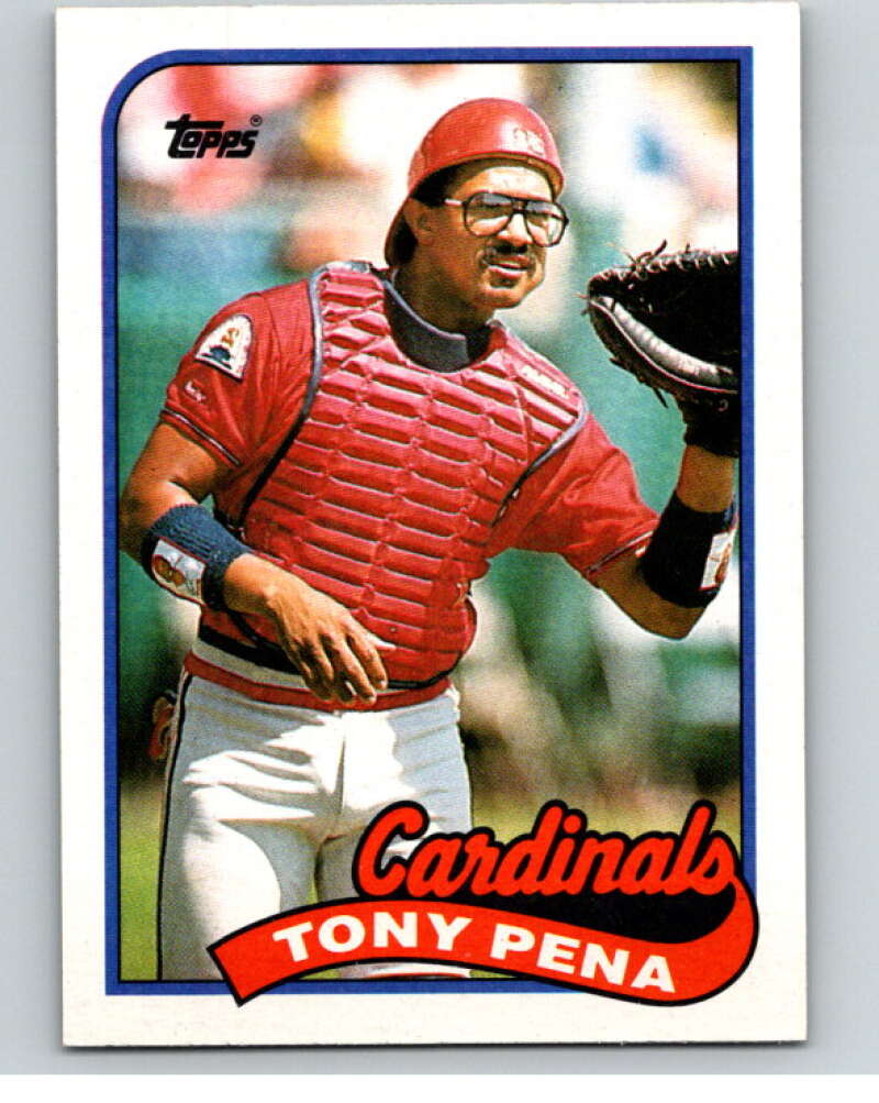 1989 Topps Baseball #715 Tony Pena St. Louis Cardinals Image 1
