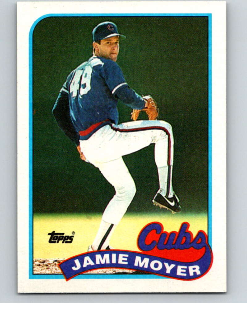 1989 Topps Baseball #717 Jamie Moyer Chicago Cubs Image 1