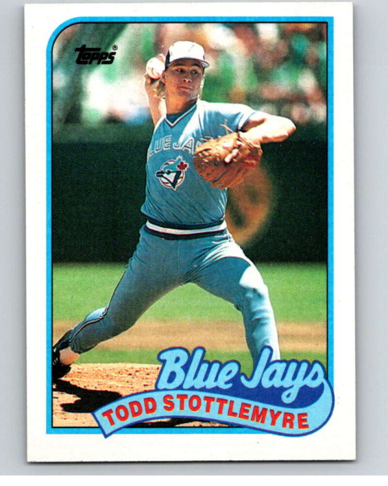 1989 Topps Baseball #722 Todd Stottlemyre Toronto Blue Jays Image 1