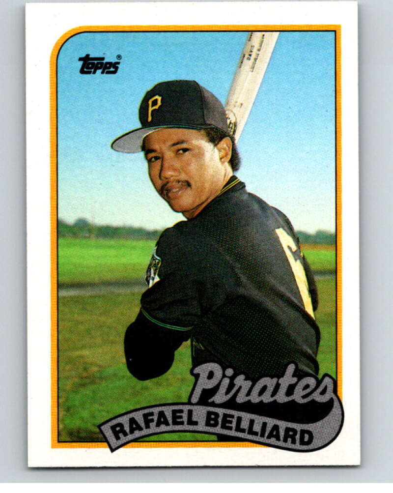 1989 Topps Baseball #723 Rafael Belliard Pittsburgh Pirates Image 1