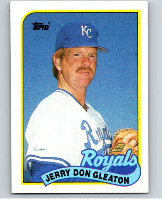 1989 Topps Baseball #724 Jerry Don Gleaton  Kansas City Royals  Image 1