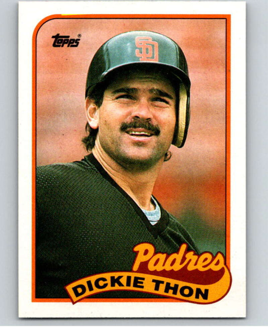 1989 Topps Baseball #726 Dickie Thon  San Diego Padres  Image 1
