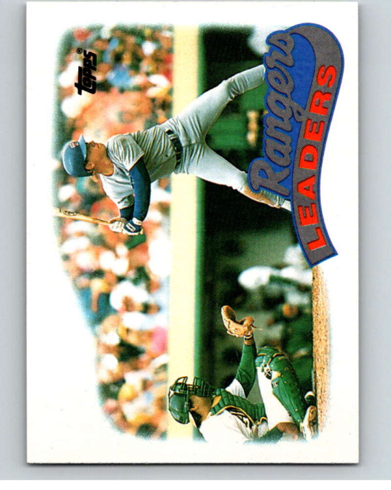 1989 Topps Baseball #729 Steve Buechele Texas Rangers TL Texas Rangers Image 1