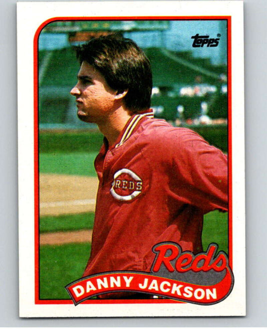 1989 Topps Baseball #730 Danny Jackson  Cincinnati Reds  Image 1
