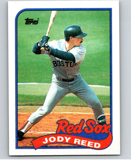 1989 Topps Baseball #734 Jody Reed  Boston Red Sox  Image 1