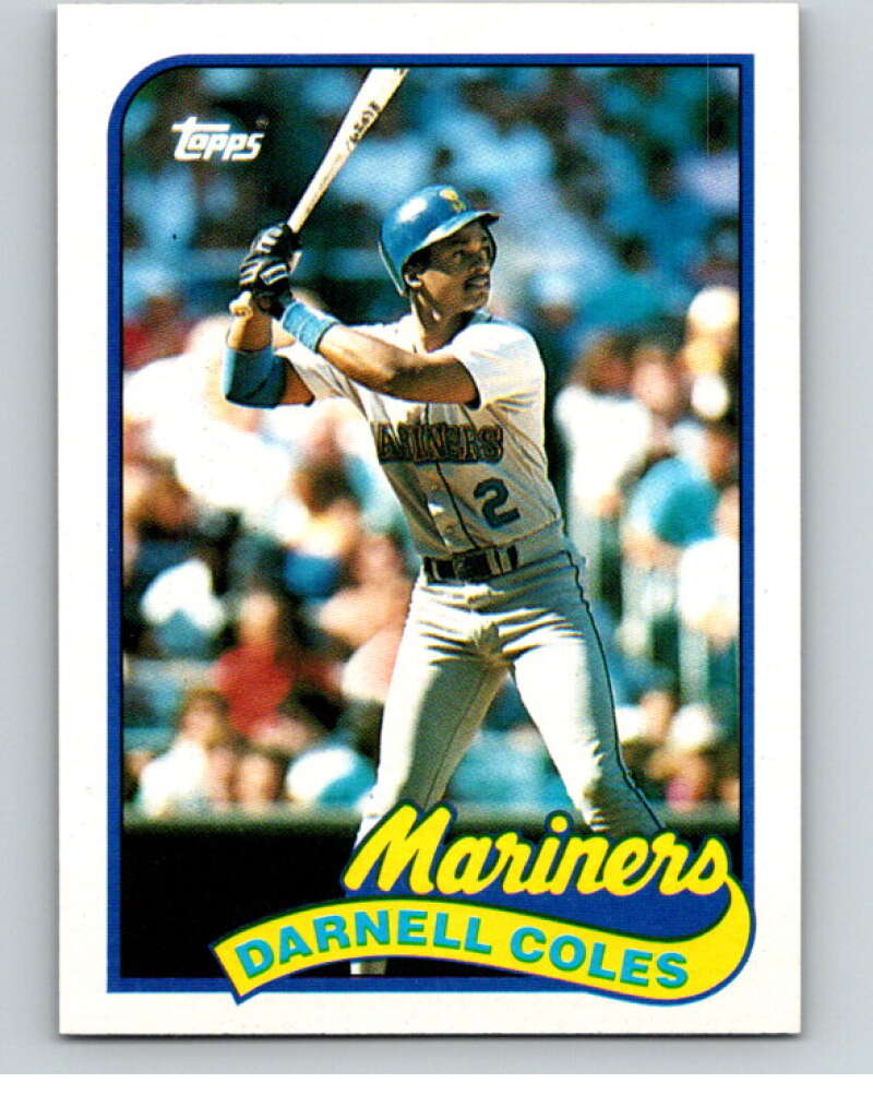 1989 Topps Baseball #738 Darnell Coles Seattle Mariners Image 1