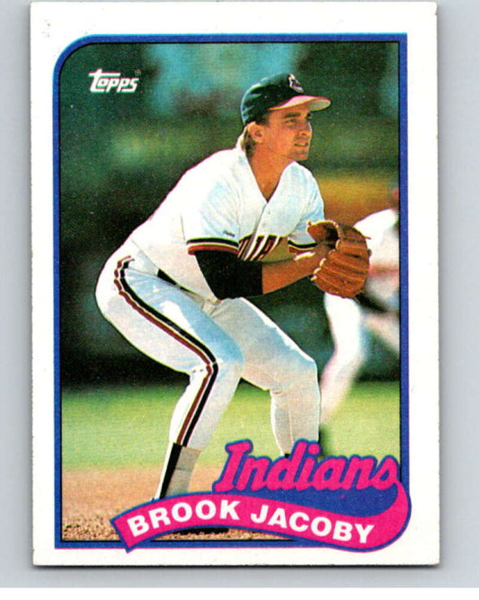 1989 Topps Baseball #739 Brook Jacoby  Cleveland Indians  Image 1